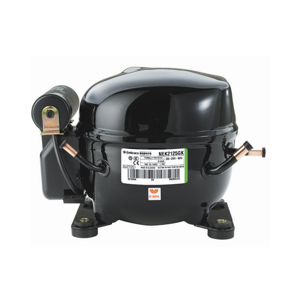 Compresor Embraco NEU2178GK R404A R507A 240v 5/8cv Baja temperatura 16,8cm3