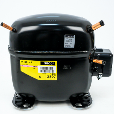 Compresor Secop Sc15Clx.2 R404A R507 220v 1/2cv Baja Temperatura 15,28cm3