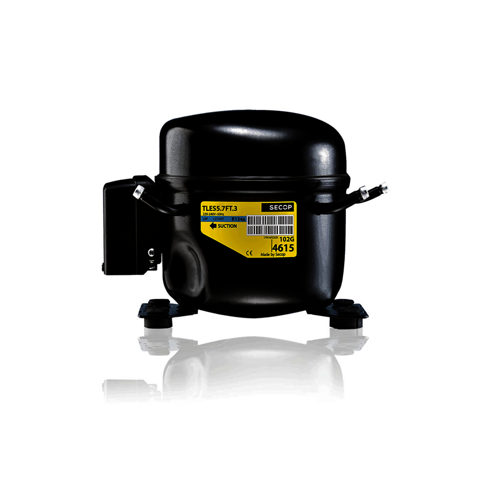 Compresor Secop TL4G 195B0008 R134A 220v 1/8Cv Baja Media Alta Temperatura 3,86cm3