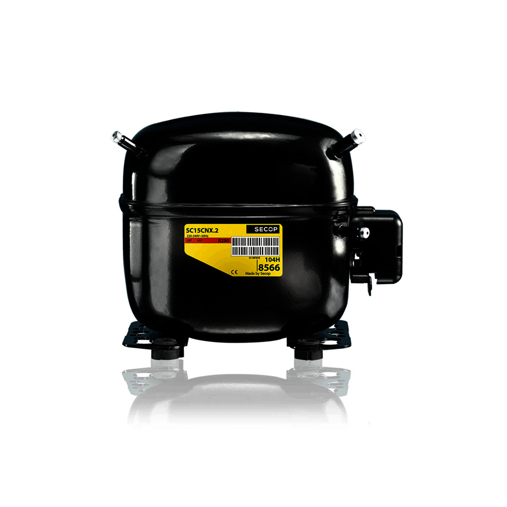 Compresor Secop SC18MLX R404A R507A R452A 220v 7/8Cv Alta Temperatura 17,69cm3