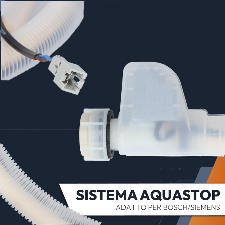Tubo Entrada Aquastop Lavavajillas compatible con Bosch 668113