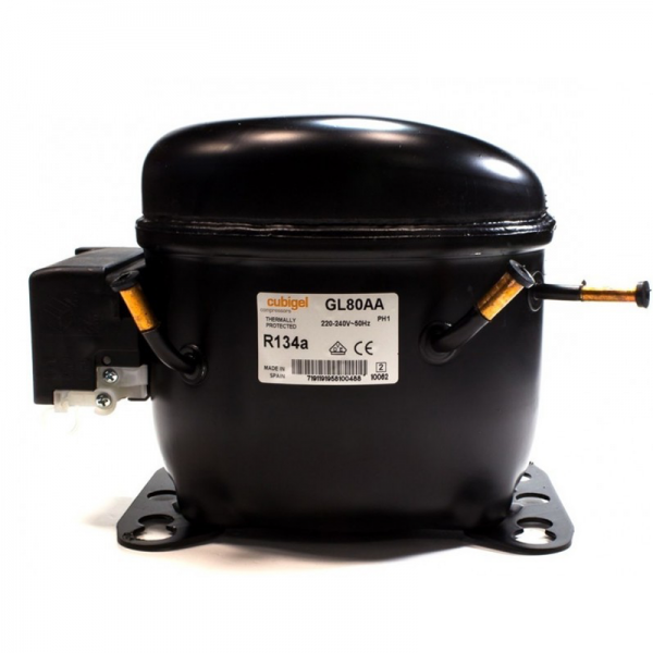 Compresor Cubigel Huayi GL80AA 1/5 R134A 220v Baja Temperatura 7,52 Cm3