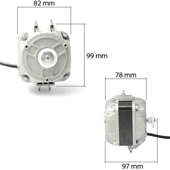 Motor Ventilador Multianclaje Frigorifico 10W Standard