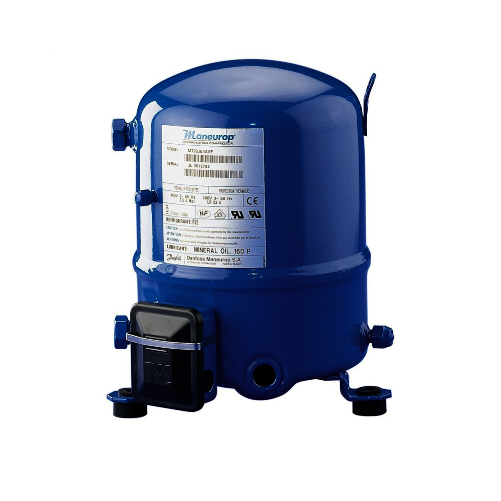 Compresor Maneurop NTZ-048 230/1 120F0087 R404A R452A 400v 1 3/4Cv Baja Temperatura 48cm3