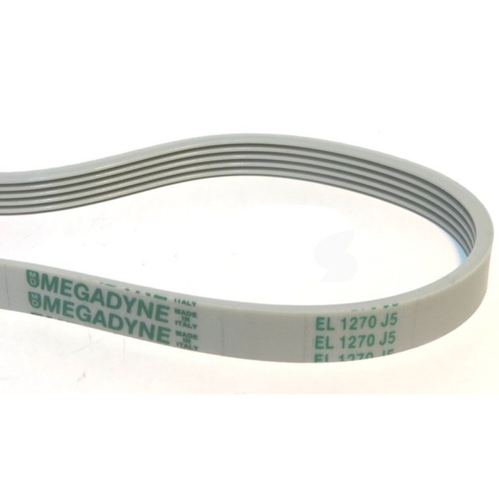 Correa Lavadora compatible con Zanussi compatible con Beko Megadyne 1270 J5 Poliuretano