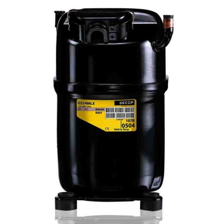 Compresor Secop Gas26Mfx R134 Baja Media Temperatura Monofasico Motor