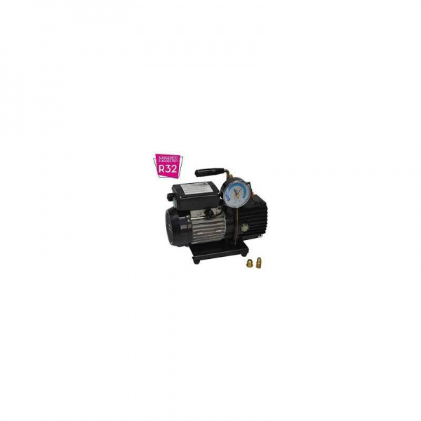 Bomba de Vacio 90 l/m con Vacuometro y Solenoide DIP 402E/V Wigam Original