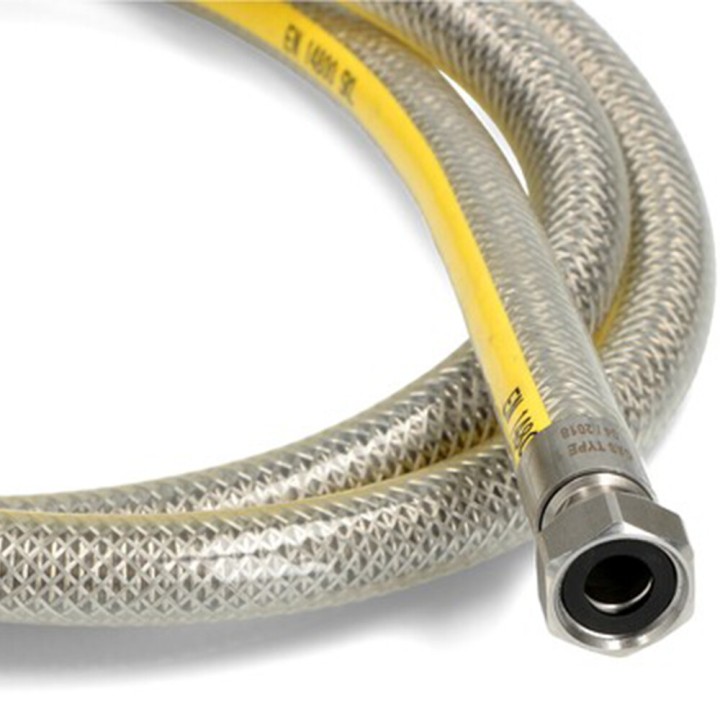 Tubo De Gas 1/2 2000Mm Hembra Hembra