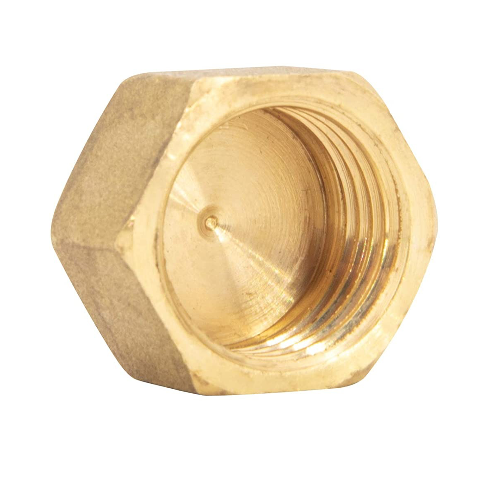 Tapon Laton Hembra 3/8 SAE Aire Acondicionado