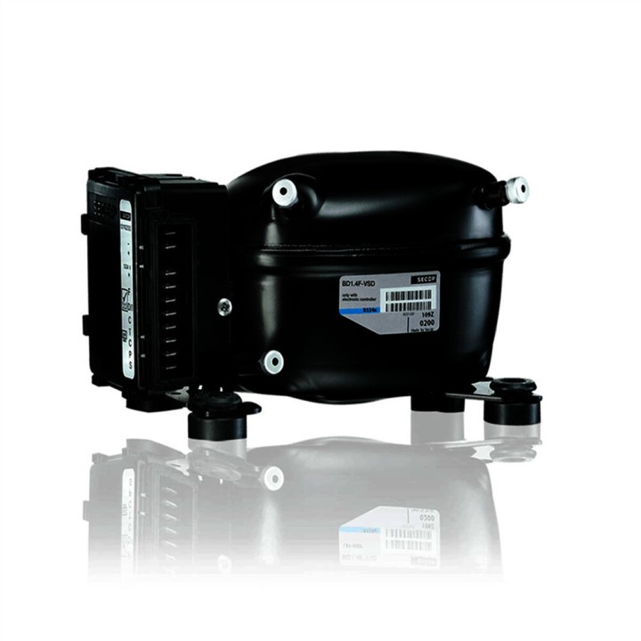 Compresor Secop BD50F R134A R12/24V DC 1/8Cv Baja Media Alta Temperatura 2,5cm3