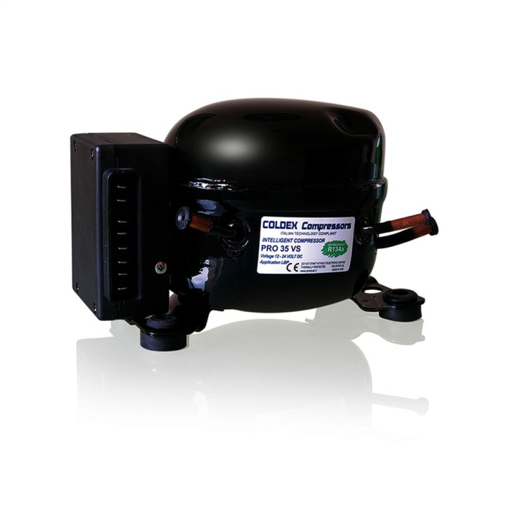 Compresor TD50VS R134A R12/24V DC Baja Temperatura 2,5cm3