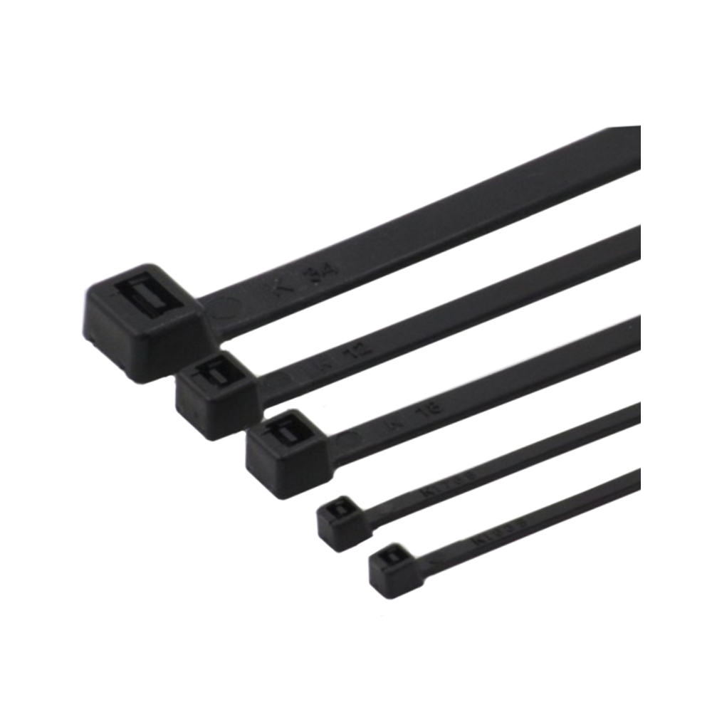 Brida 200X4.8 mm Negro 100 Unid