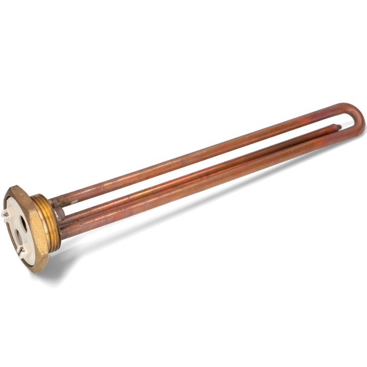 Resistencia Termo Electricao vaina Cobre Recto Rosca 1 1/4 1200w 220v Cointra