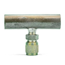 Manguito Cobre 3/8 Soldar Union Con Valvula ObusTapon Carga