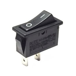 Interruptor Unipolar Negro Standard 16A 250v