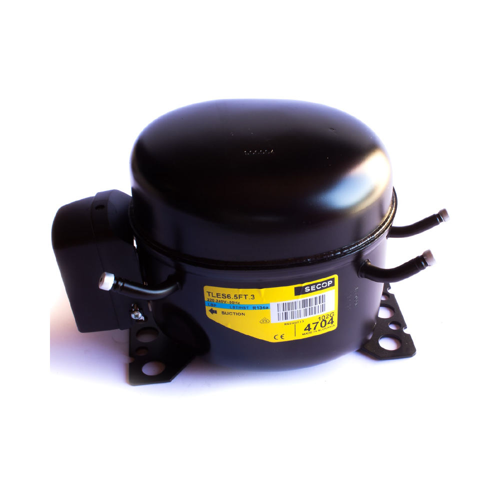 Compresor Secop TLES6.5FT.3 R134A 220v 1/5cv Baja Temperatura 6,5cm3