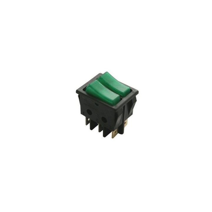 Interruptor Doble Piloto Rojo 16A 250v Swich