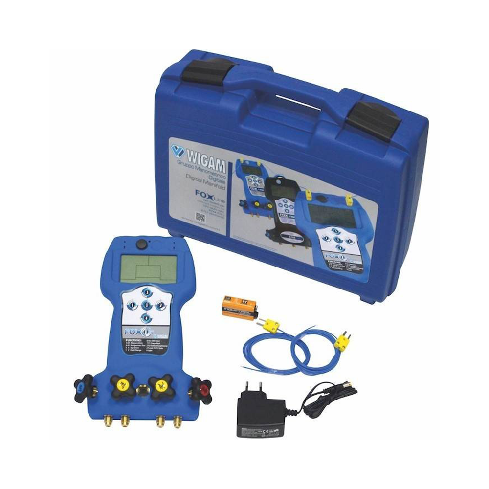 Analizador Digital 4 Vias 2 Sondas Tk109 Maleta FOX-ONE-100 Wigam