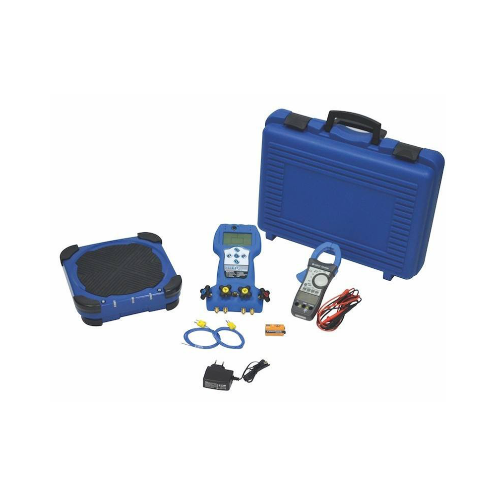 Analizador Digital 4 Vias Bascula Electronica Pinza Aperimetrica Wireless 2 Sondas Tk109 Maleta FOX-ONE-100/SC