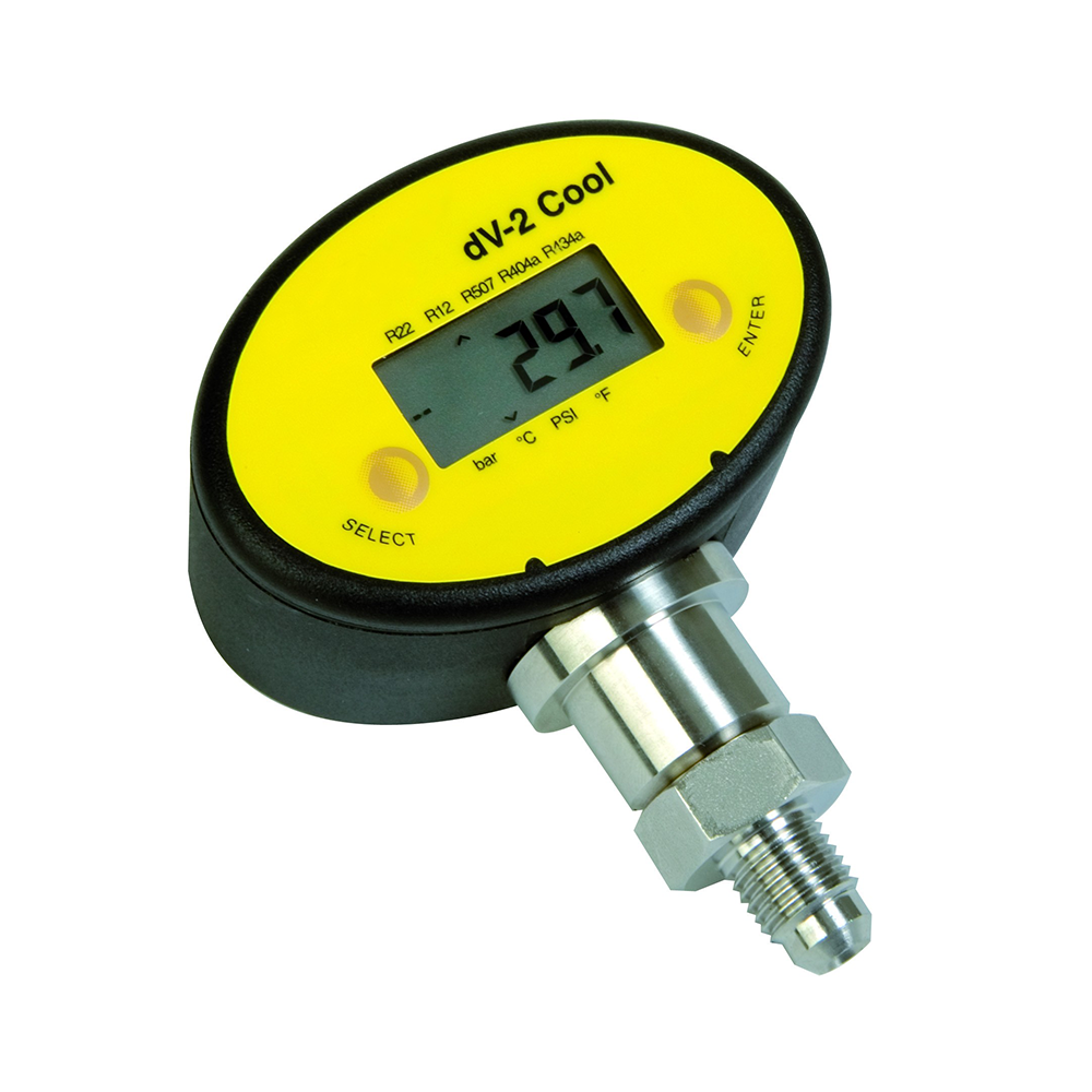 Manometro Patron Certificable Control Fluidos Refrigerantes 80 Bar DV-2 COOL/80 Wigam