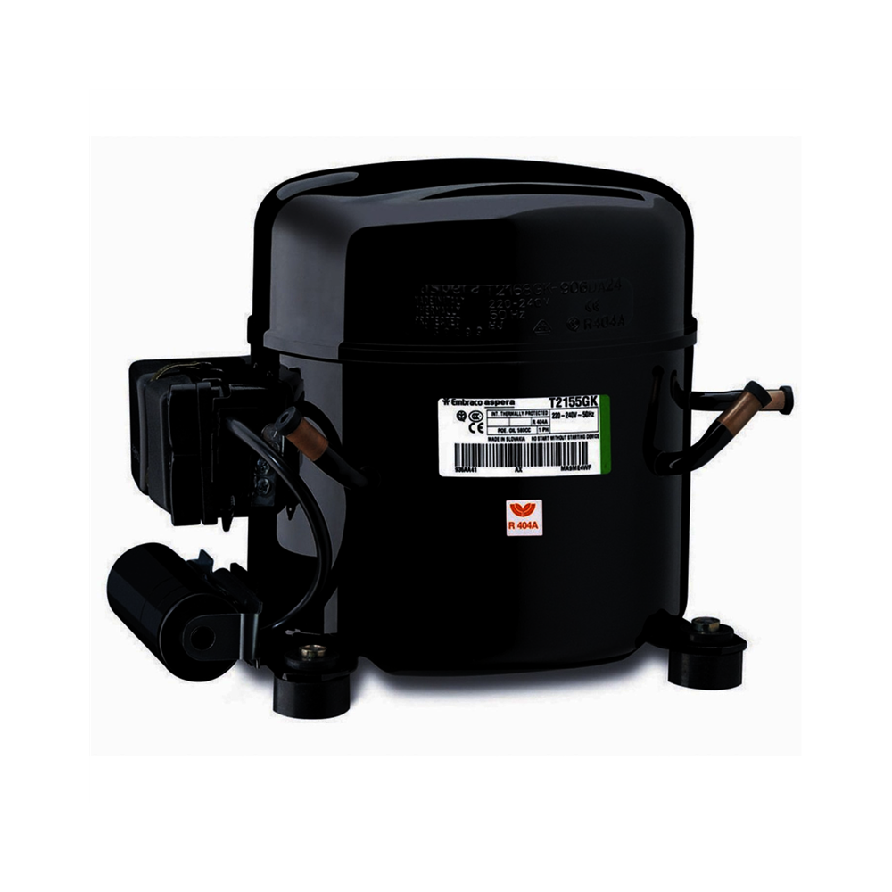Compresor Embraco T6220GK/NT6222GK R404A R507A R452A 220v 3/4Cv Alta Temperatura 17,40cm3