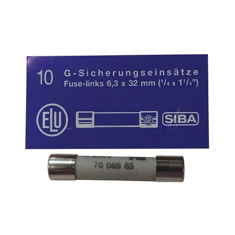 Fusible Microondas Standard 6,3x32mm 10A Caja 10 Unidades Ceramico