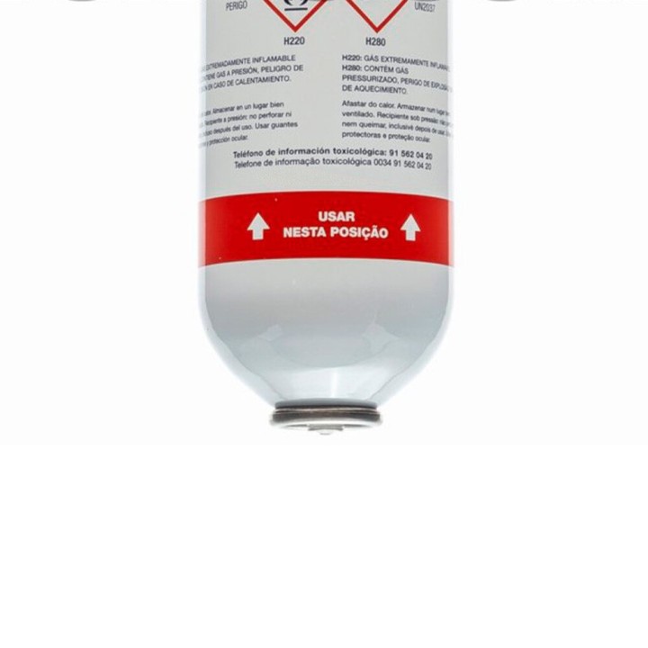 1 Botella Gas Ecologico Minus 60 350Gr + Valvula Sustituto R32, R410A Freeze Organico