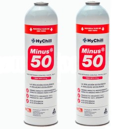 2 Botellas Gas Ecologico Minus 50 375Gr Sustituto R22 R404a R407C R502 Freeze Organico