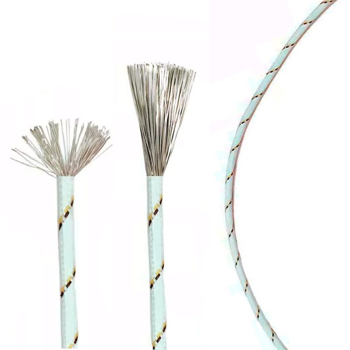 Cable Fibra Silicona Anticalorico Cobre Seccion 1.5mm corte por metros