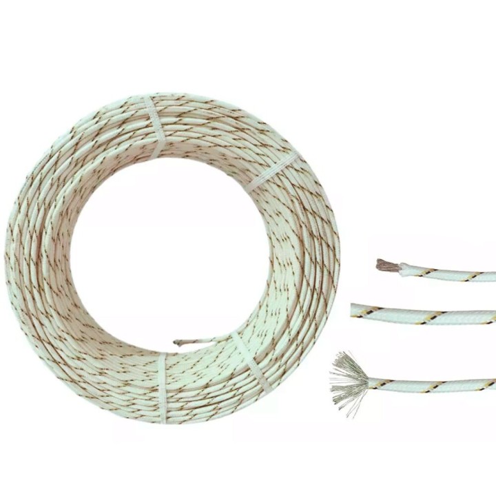 Cable Fibra Silicona Anticalorico Cobre Seccion 1.5mm corte por metros